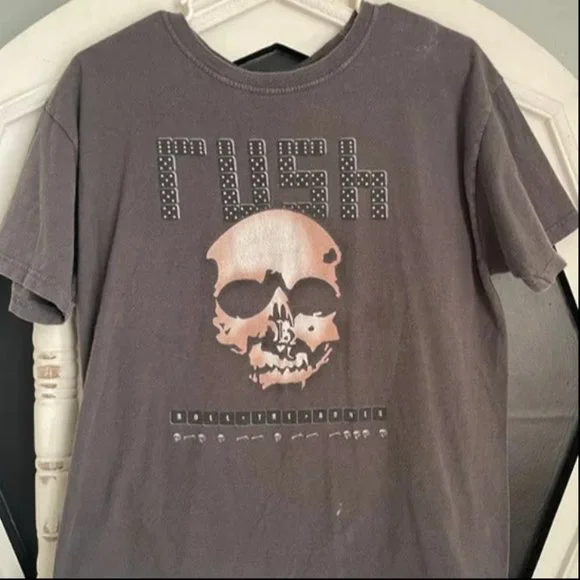 Shirts Vintage 199192 Rush Roll The Bones Tour Concert T Shirt M